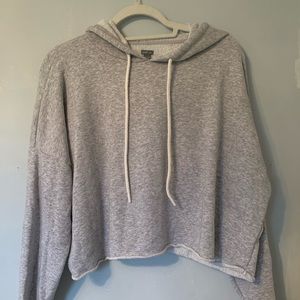 aerie Cropped Oversized Sweatshirt